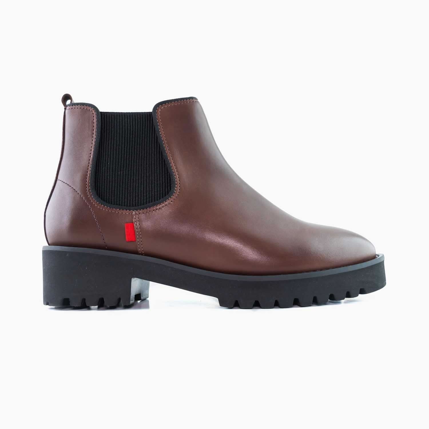 Queensboro Bootie, Women Dark Walnut Napa / 9