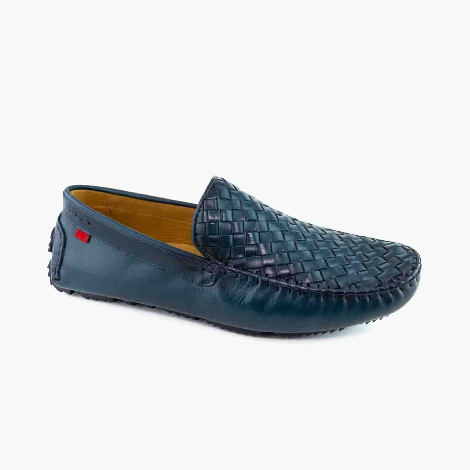 Mocassins Marc Joseph New York Cypress Hill – Femme – Bleu Imprimé Serpent – US 10