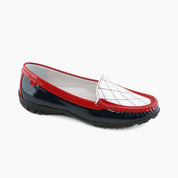 #color_Navy & Scarlet Soft Patent